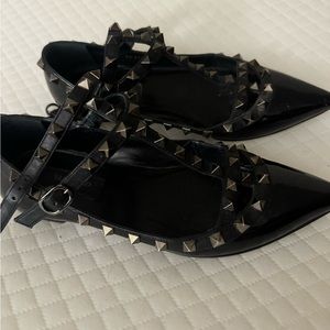 Valentino Caged Rockstud flats